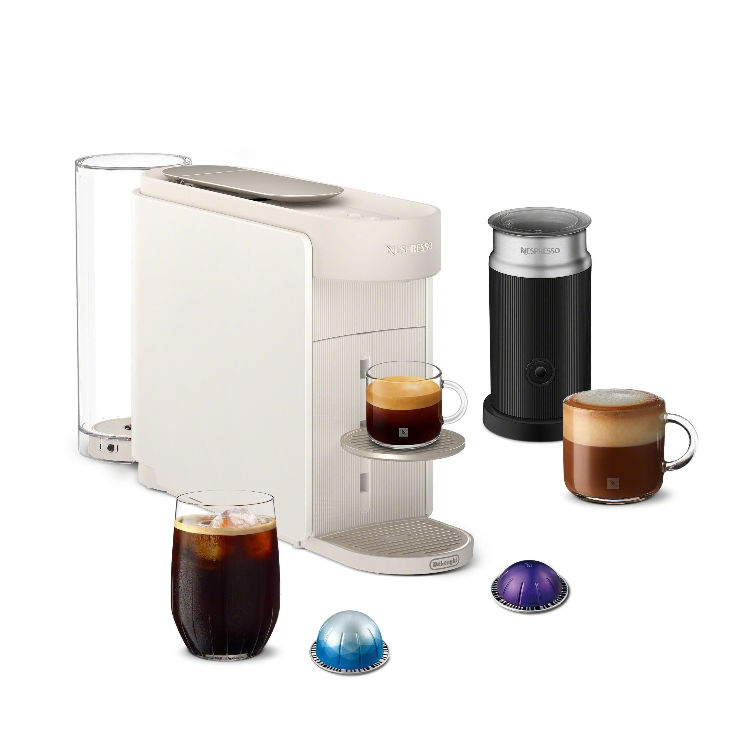 Nespresso Vertuo Up Coffee and Espresso Maker by DeLonghi, White