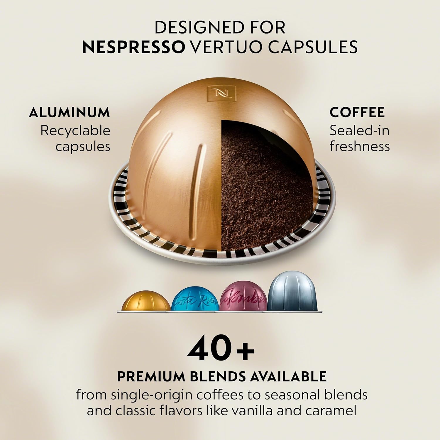 Nespresso Vertuo Up Coffee and Espresso Maker by DeLonghi, White