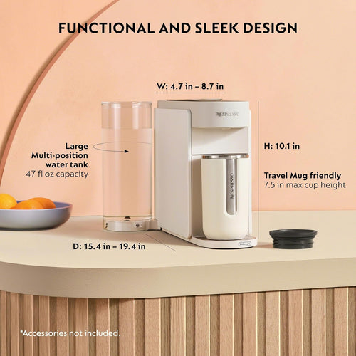 Nespresso Vertuo Up Coffee and Espresso Maker by DeLonghi, White